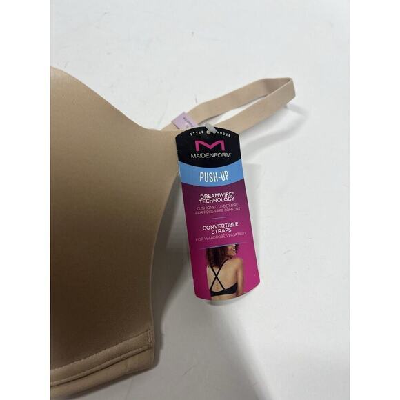 Maidenform Push Up Bra 40D Dreamwire Convertible Straps - Picture 2 of 3